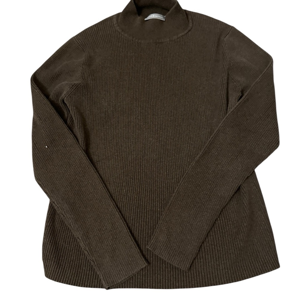 Croft & Barrow Dark Brown Turtleneck Sweater